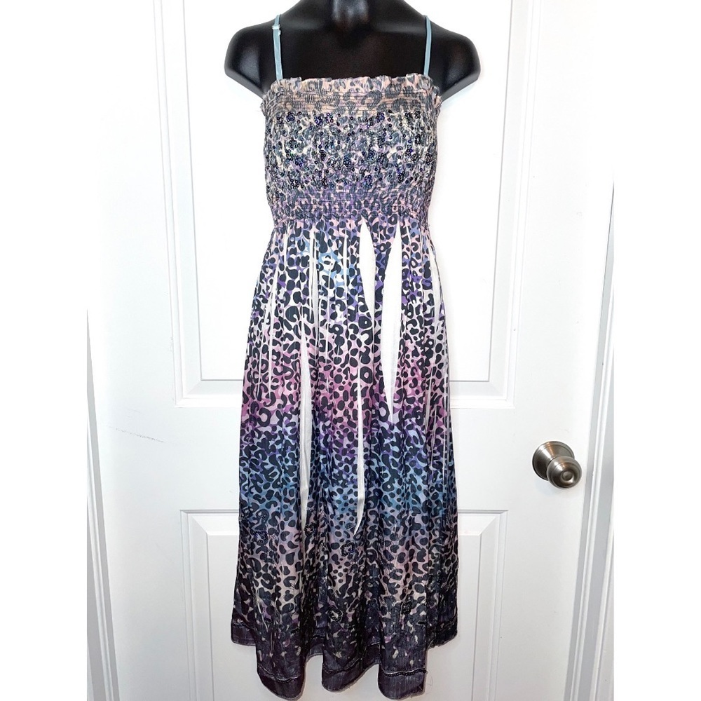 Lapis sequin dress
